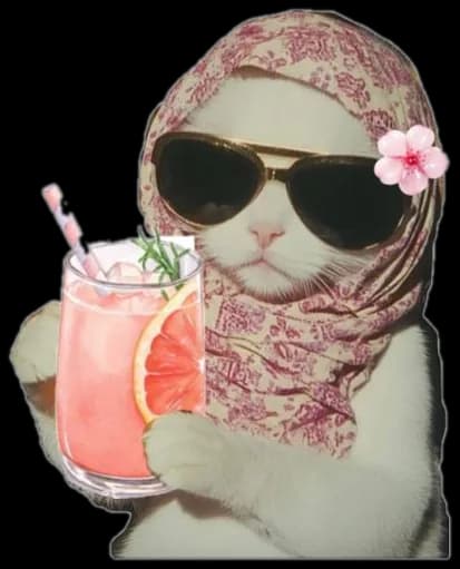 Cat sticker
